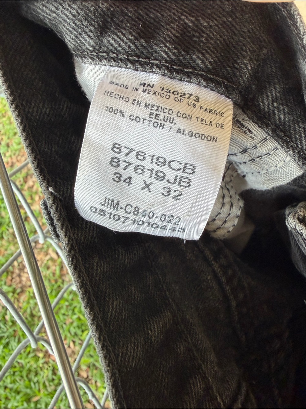 90s Wrangler Rustler Black Denim Jeans - Picture 5 of 5